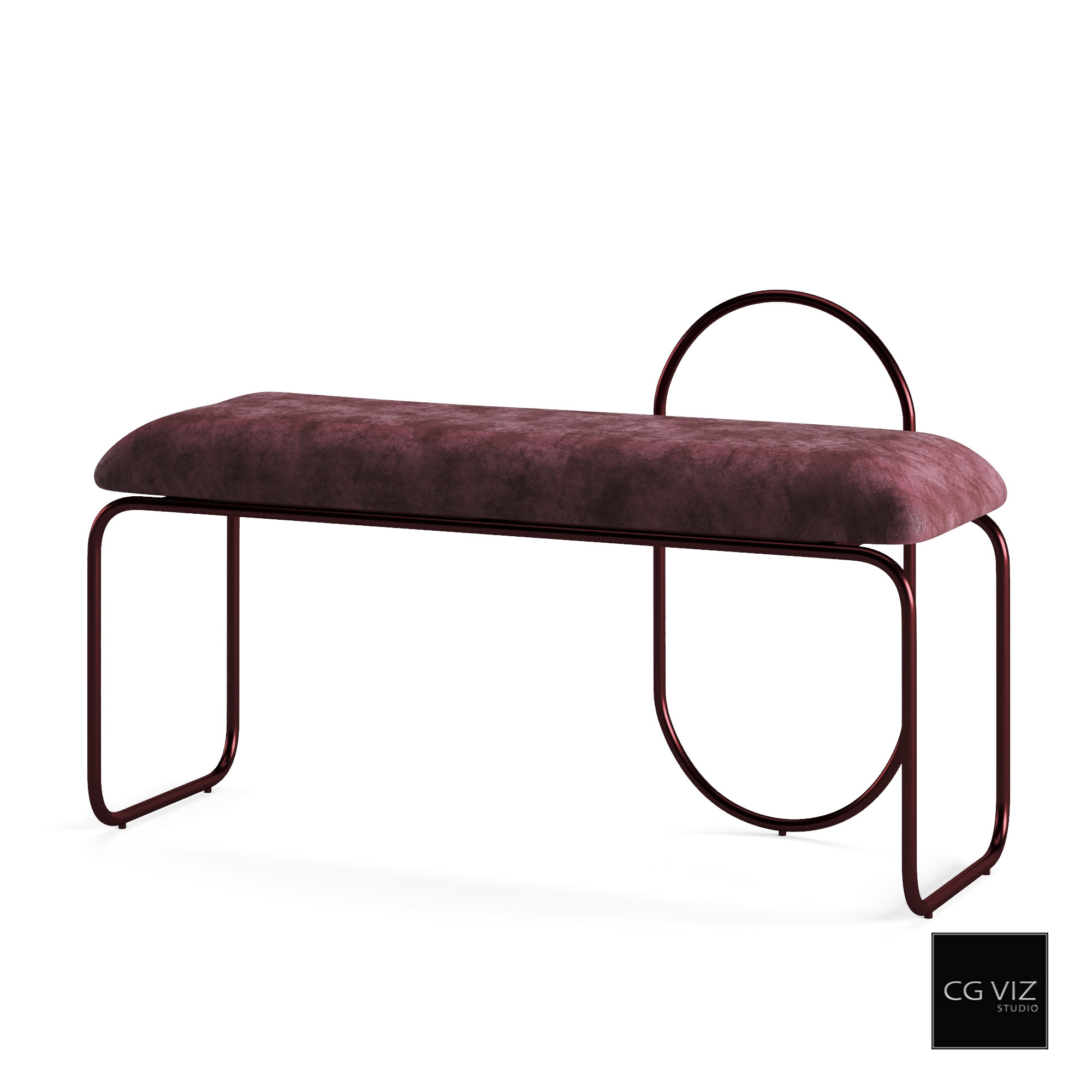 Rendered Preview of ANGUI Bench 3D Model by CG Viz Studio