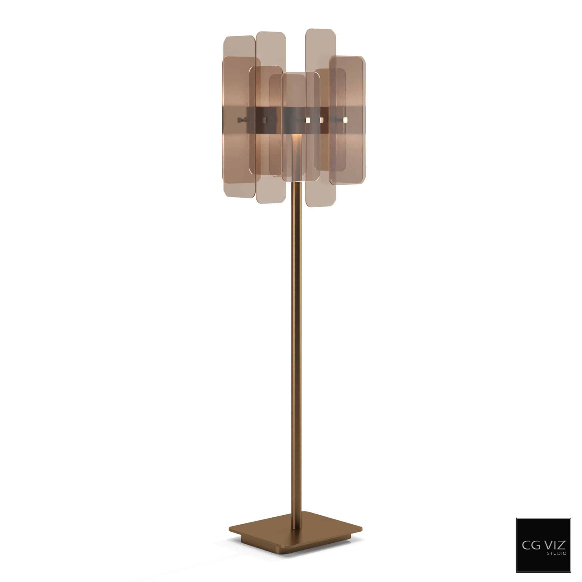 Rendered Preview of Archiproduct Sicis Oscar Floor Lamp 3D Model