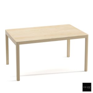 Rendered Preview of Muuto Workshop Table 3D Model